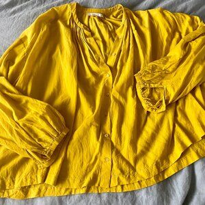 Dôen Jane Blouse in Yellow (small)